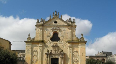 Tricase - Piazza Giuseppe Pisanelli - Prospetto frontale della Chiesa di ...